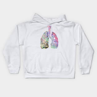 Lungs Art Kids Hoodie